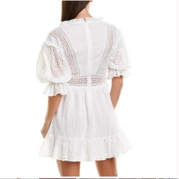 Love Sam Vivienne Eyelet Lace Boho Dress Medium - Picture 3 of 7